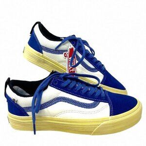 VANS Old Skool Split VR3 Low Top Shoes Suede Blue VN0A5FBGFUH Women For White